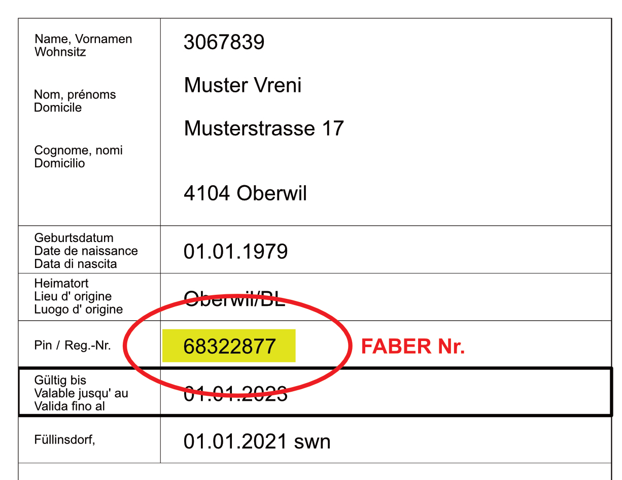 Faber Nr. - BL